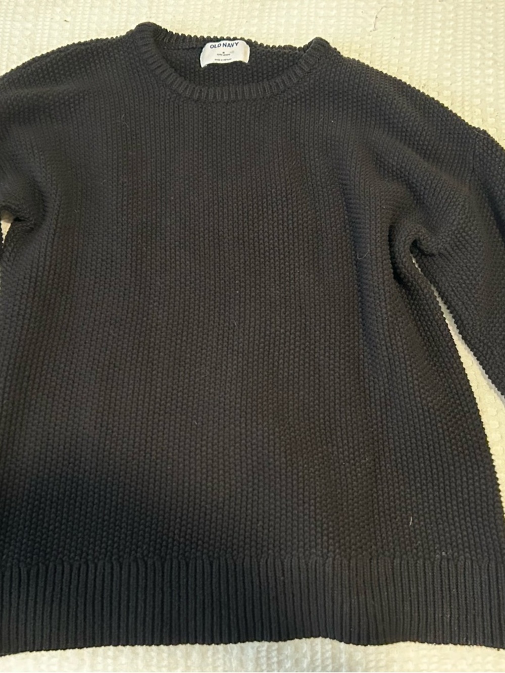 Old Navy Black Crewneck Sweater